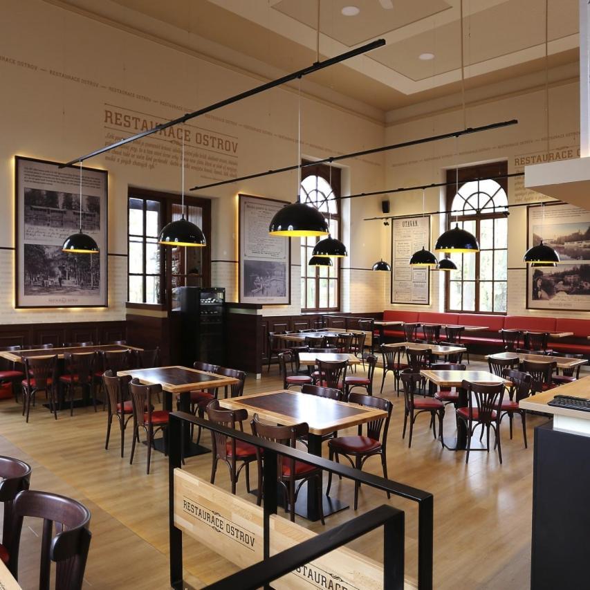 Penzion Restaurace Ostrov Pisek  Luaran gambar